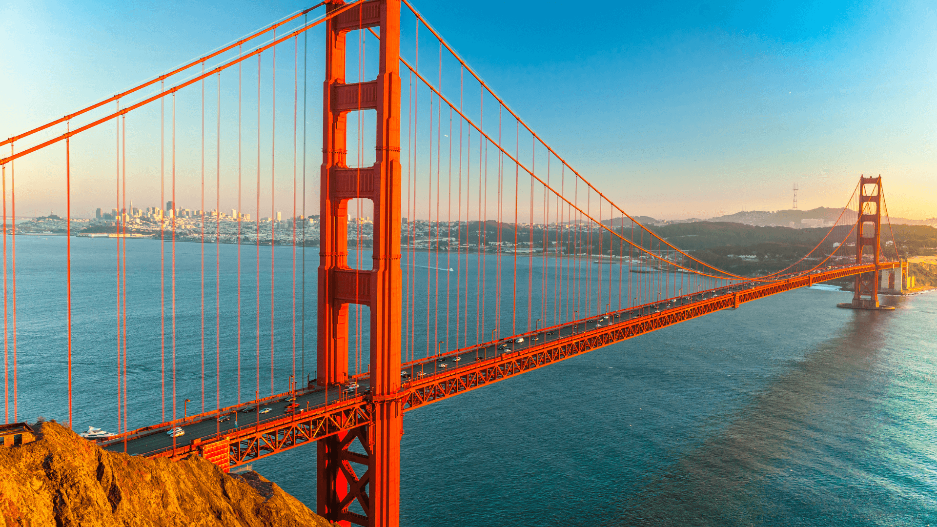 Bild på Golden Gate bron.