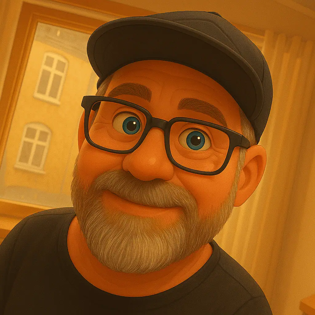 Animerad bild på Niclas Buskenström